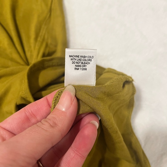 Zenana Brand Short Sleeve Green/Yellow Tunic Top - Size Large - Brand New - Picture 5 of 8